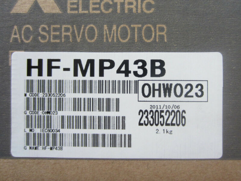 1PC MITSUBISHI AC SERVO MOTOR HF-MP43B NEW ORIGINAL EXPEDITED SHIPPING