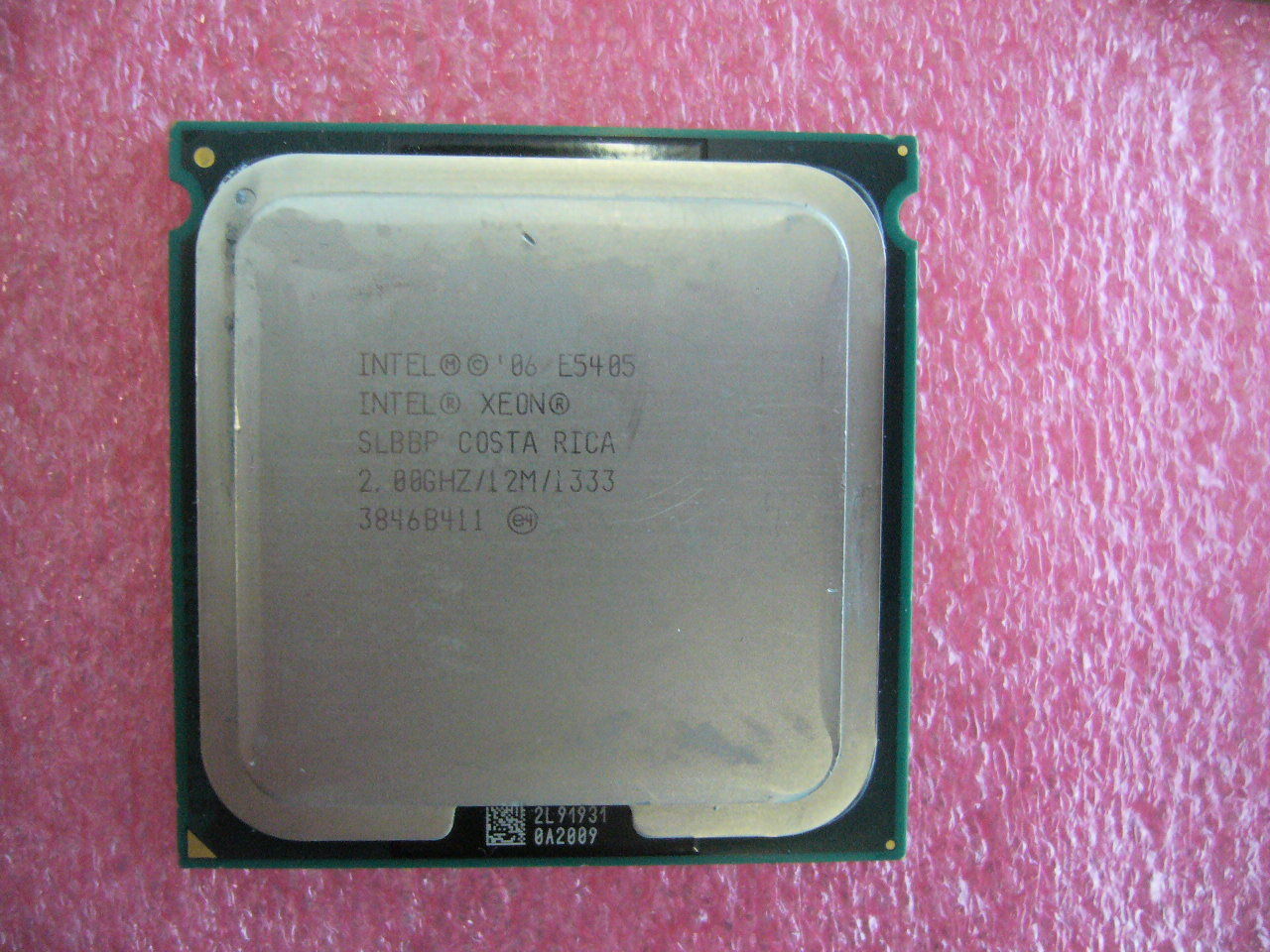 QTY 1x Intel Xeon CPU Quad Core E5405 2.00Ghz/12MB/1333Mhz LGA771 SLBBP