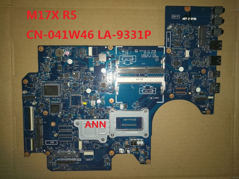 CN-041W46 41W46 For Dell M17X R5 mainboard VAS00 LA-9331P