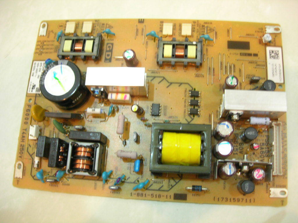 Sony 1-881-518-11 APS-259 1-474-204-41 Power Supply Board