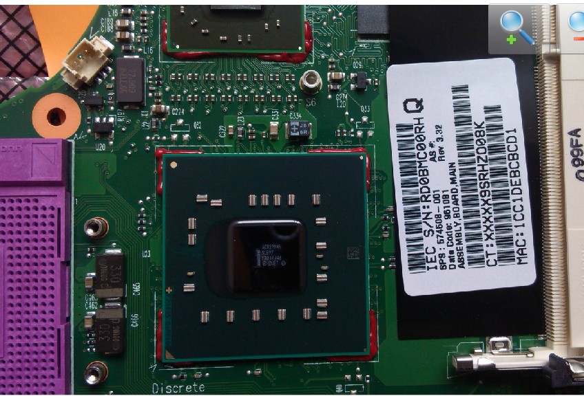 574508-001 Intel motherboard for HP ProBook 4510S 4710S 4411s