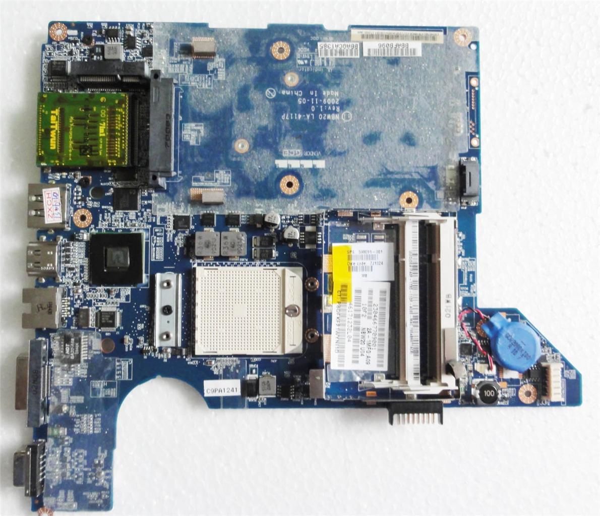 HP DV4 DV4-1200 Series Intel Motherboard 519093-001 - Click Image to Close