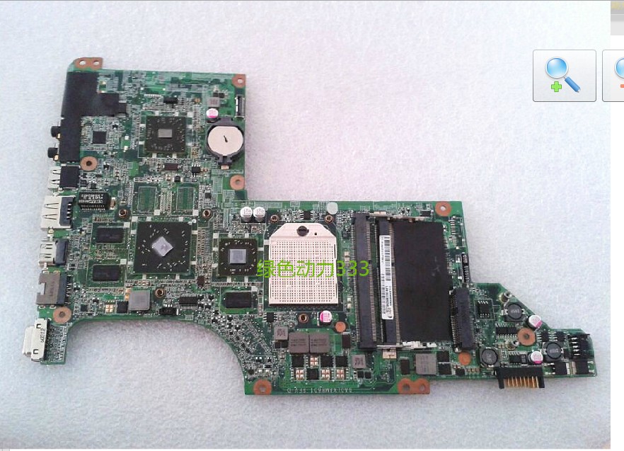 Non-Integrated 605496-001 for HP DV7-4000 AMD laptop motherboard