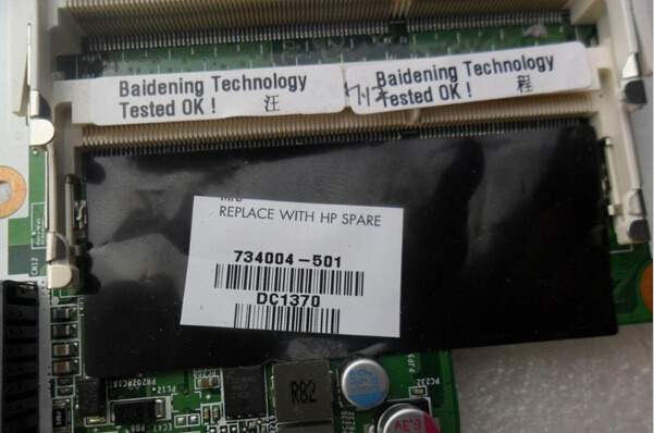 HP Compaq NX9500 ZD7000 ZD7100 Motherboard 356669-001 - Click Image to Close