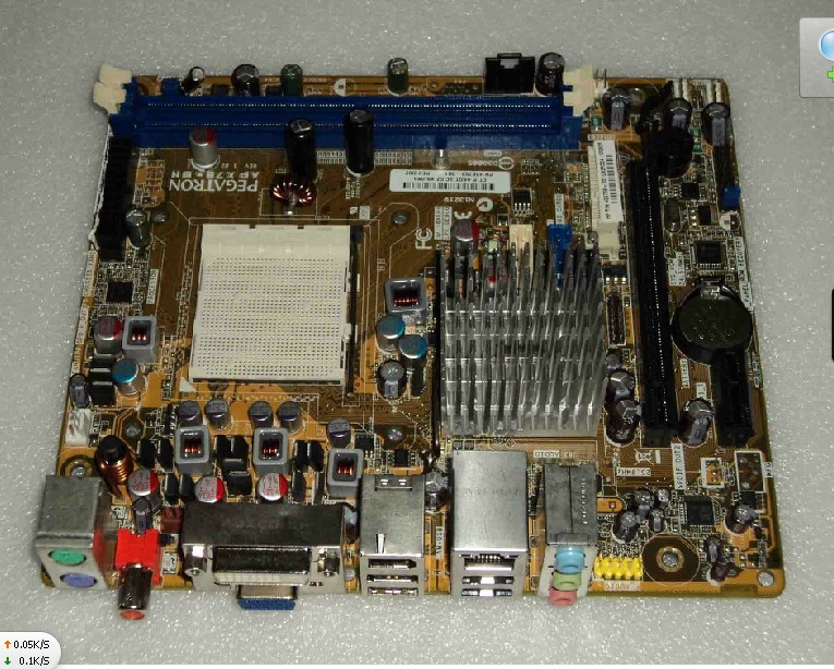 ASUS Pegatron APX78-BN GeForce 9100 AM2 ITX DVI VGA