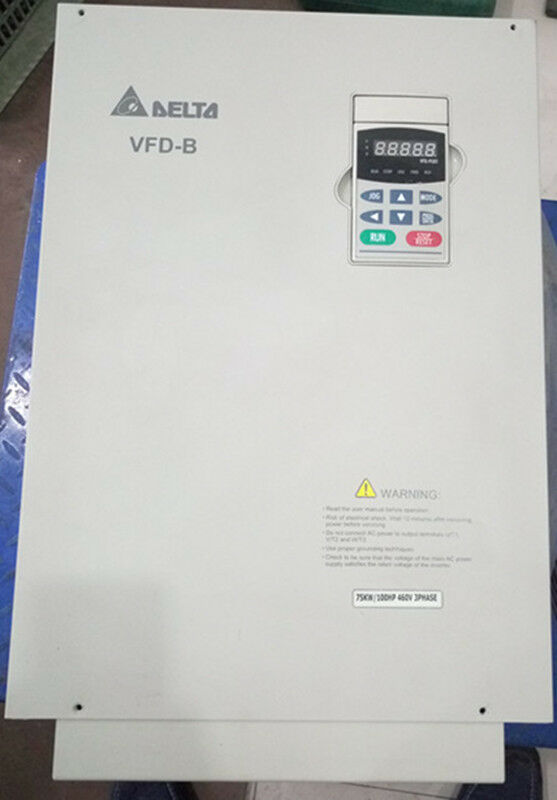 VFD750B43C DELTA VFD Inverter Frequency converter 75kw 100HP 3 PHASE 380V 400HZ