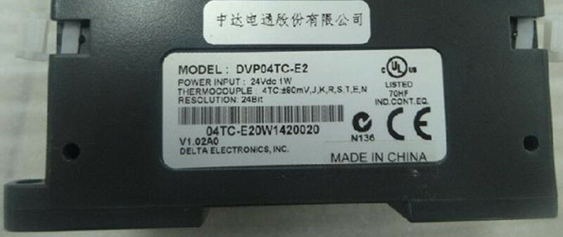 DVP04TC-E2 Delta ES2/EX2 Series Temperature Measurement Module new in box - Click Image to Close