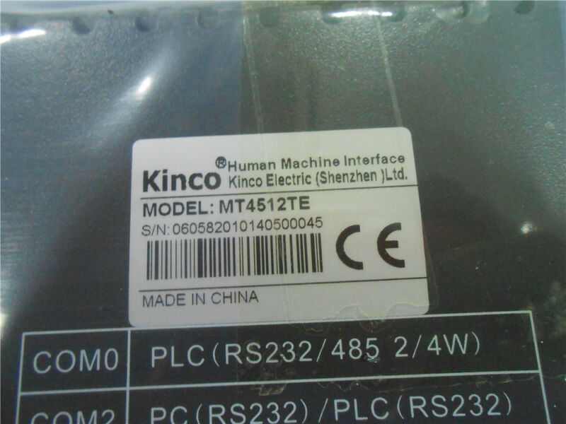 MT4512TE Kinco HMI Touch Screen 10.1inch 800*480 Ethernet with program cable new - Click Image to Close