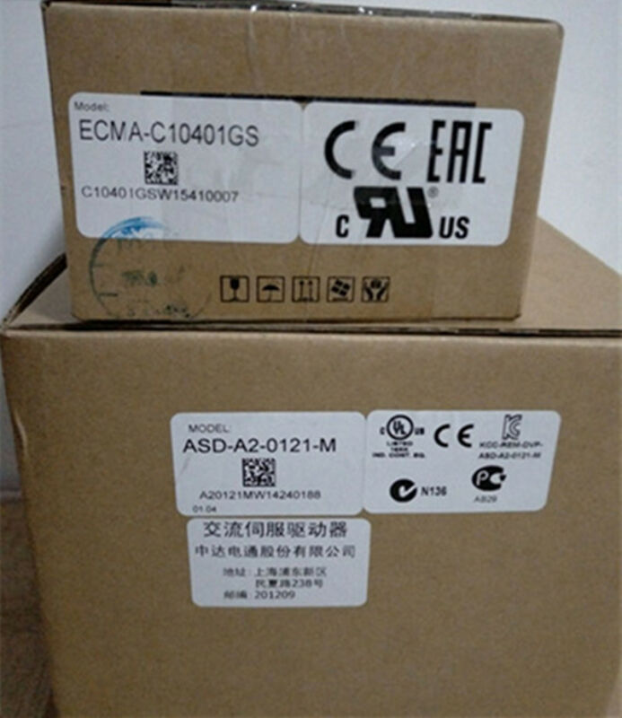 ECMA-C10401GS+ASD-A2-0121-M DELTA AC servo motor driver kit 0.1kw 3000rpm 0.32Nm