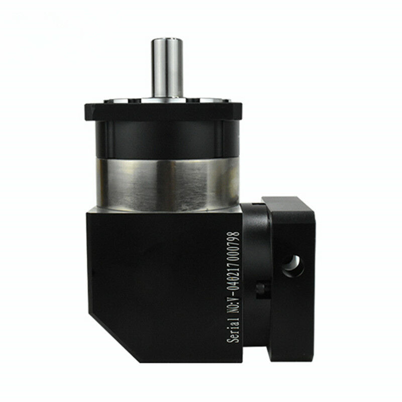 right angle planetary reducer 3:1 to 10:1 for 400w AC servo motor input 14mm
