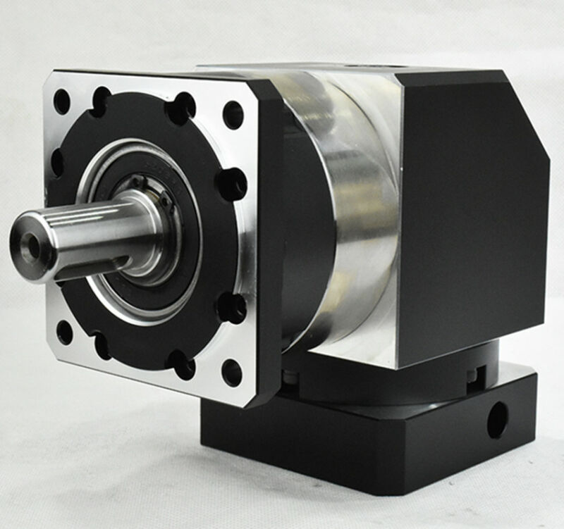 right angle planetary reducer 3:1 to 10:1 for 400w AC servo motor input 14mm - Click Image to Close