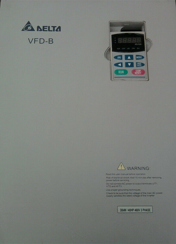 VFD300B43A DELTA VFD Inverter Frequency converter 30kw 40HP 3 PHASE 380V 400HZ - Click Image to Close
