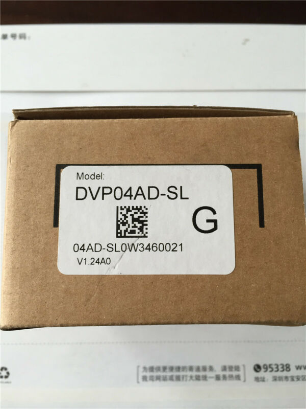 DVP04AD-SL Delta S Series PLC Left-Side High-Speed Analog I/O Module AI4 new - Click Image to Close