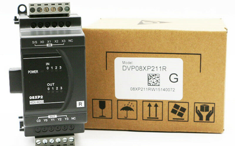 DVP08XP211R Delta ES2/EX2 Series Digital Module DI 4 DO 4 Relay 24VDC new in box