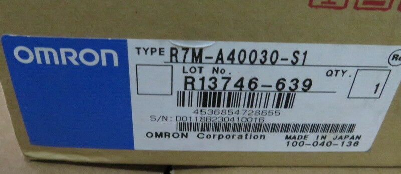 1PC OMRON AC SERVO MOTOR R7M-A40030-S1 NEW ORIGINAL EXPEDITED SHIPPING