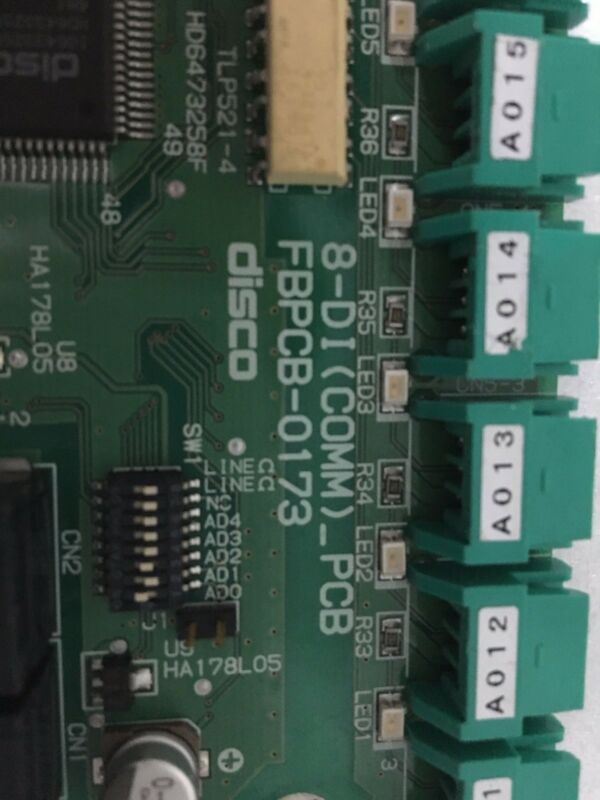 Disco Engineering Board Model 8-DI (COMM) FBPCB-0173 EXPEDITED SHIPPING - Click Image to Close