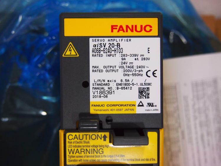 NEW IN BOX FANUC SERVO AMPLIFIER A06B-6240-H103 EXPEDITED SHIPPING - Click Image to Close