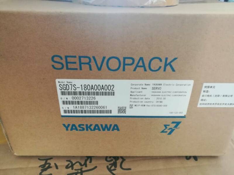 YASKAWA AC SERVO DRIVER SGD7S-180A00A002 NEW ORIGINAL EXPEDITED SHIPPING - Click Image to Close