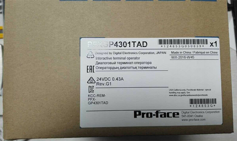 NEW ORIGINAL PROFACE TOUCH SCREEN PFXGP4301TADW GP-4301TW EXPEDITED SHIPING - Click Image to Close