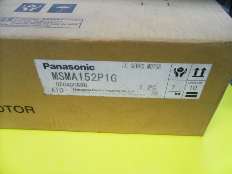 PANASONIC AC SERVO MOTOR MSMA152P1G NEW ORIGINAL - Click Image to Close