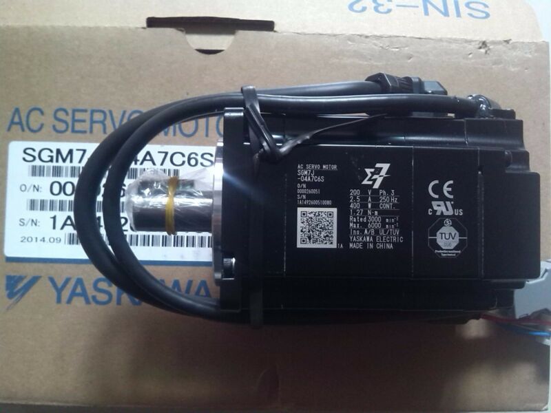 NEW YASKAWA AC SERVO MOTOR SGM7J-04A7C6S SGM7J04A7C6S EXPEDITED SHIPPING - Click Image to Close