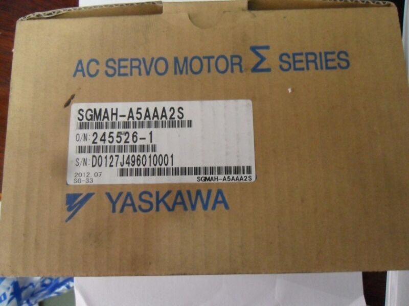 Brand New YASKAWA AC SERVO MOTOR SGMAH-A5AAA2S SGMAHA5AAA2S ORIGINAL - Click Image to Close