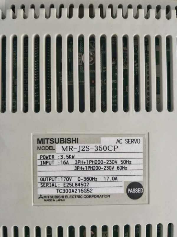MITSUBISHI AC SERVO DRIVER MR-J2S-350CP MRJ2S350CP NEW ORIGINAL SHIPPING - Click Image to Close