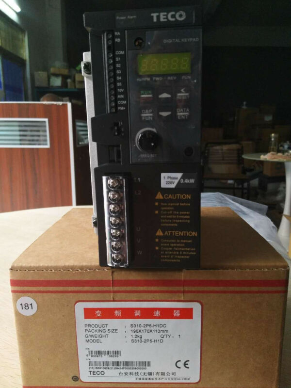 1PC TECO INVERTER S310-2P5-H1D 0.4KW NEW ORIGINAL EXPEDITED SHIPPING - Click Image to Close