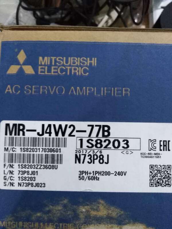 New MITSUBISHI Digital AC-Servo Amplifier MR-J4W-B