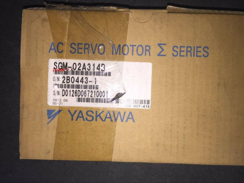 YASKAWA AC SERVO MOTOR SGM-02A314B NEW ORIGINAL EXPEDITED SHIPPING - Click Image to Close