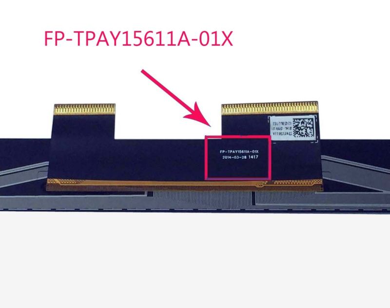 FP-TPAY15611A-01X LCD Display Touch Screen Assy &Frame For Asus TP550LJ TP550LB - zum Schließen ins Bild klicken