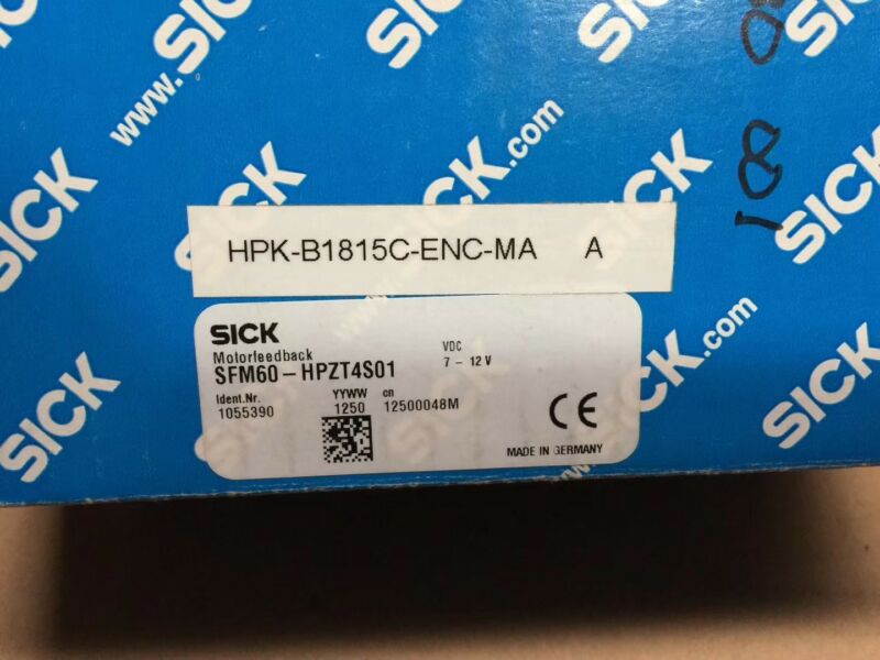 New SICK ENCODER HIGH-RESOLUTION MOTORFEEDBACK SFM60-HPZT4S01 1055390 - Click Image to Close