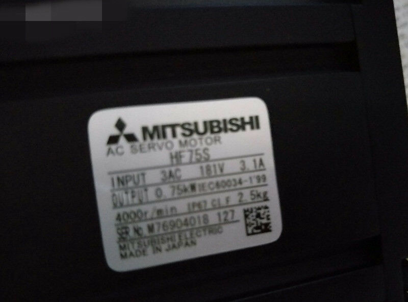 MITSUBISHI AC SERVO MOTOR HF75S-A48 HF75SA48 NEW EXPEDITED SHIPPING - Click Image to Close