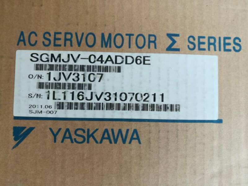 YASKAWA AC SERVO MOTOR SGMJV-04ADD6E SGMJV04ADD6E NEW EXPEDITED SHIPPING - Click Image to Close