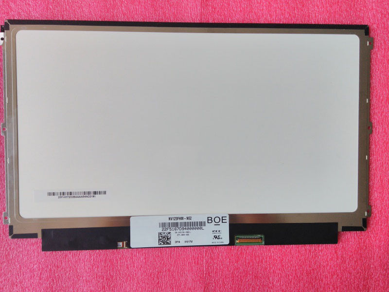 BOE NV125FHM-N62 1080P 12.5" IPS LCD SCREEN for DELL PN 01G17W Replacement AG