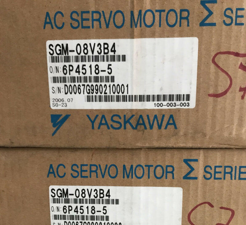 1PC YASKAWA AC SERVO MOTOR SGM-08V3B4 SGM08V3B4 NEW EXPEDITED SHIP