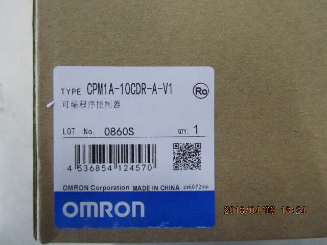 NEW ORIGINAL OMRON PROGRAMABLE CONTROLLER CPM1A-10CDR-A-V1 CPM1A10CDRAV1 - Click Image to Close