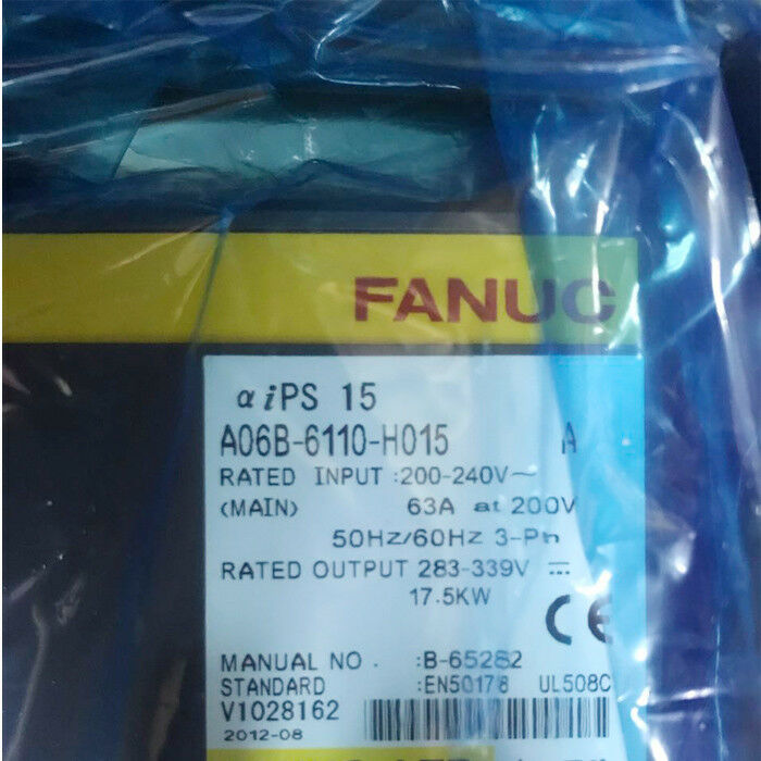NEW ORIGINAL FANUC POWER SUPPLY MODULE A06B-6110-H015 EXPEDITED SHIPPING - Click Image to Close