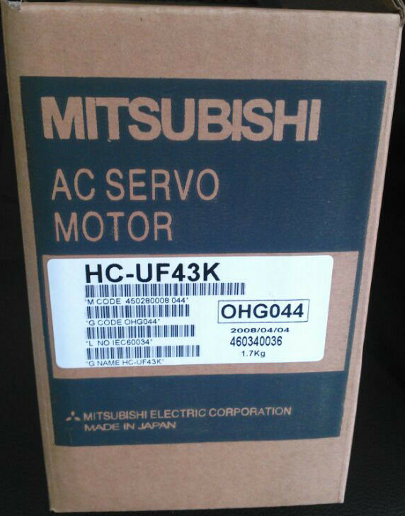 MITSUBISHI AC SERVO MOTOR HC-UF43K HCUF43KNEW ORIGINAL EXPEDITED SHIPPING - Click Image to Close