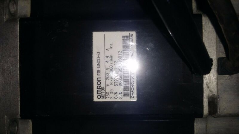 USED OMRON AC SERVO MOTOR R7M-A75030-S1 EXPEDITED SHIPPING - Click Image to Close