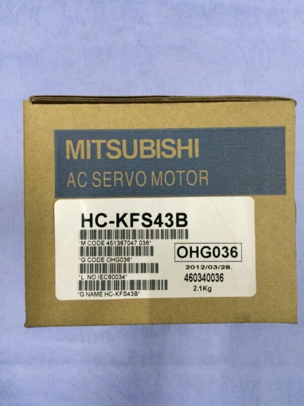 MITSUBISHI AC SERVO MOTOR HC-KFS43B NEW ORIGINAL EXPEDITED SHIPPING - Click Image to Close