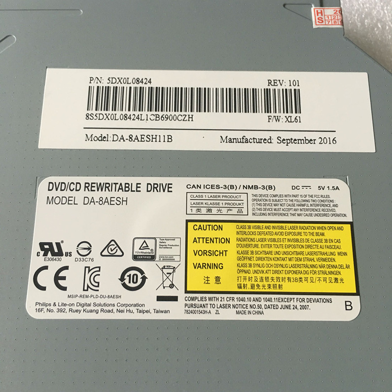 Genuine DA-8AESH DVD-RW ODD Optical Drive for Acer ES1-533-C3VD ES1-533 Series - Click Image to Close