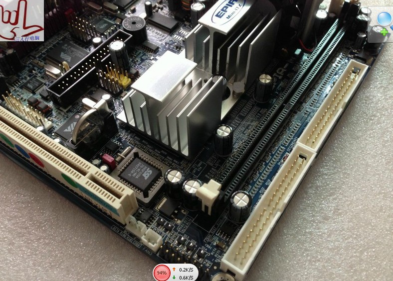 VIA EPIA-M10000 REV. B Motherboard W/ Mini ITX 1 GHz CPU