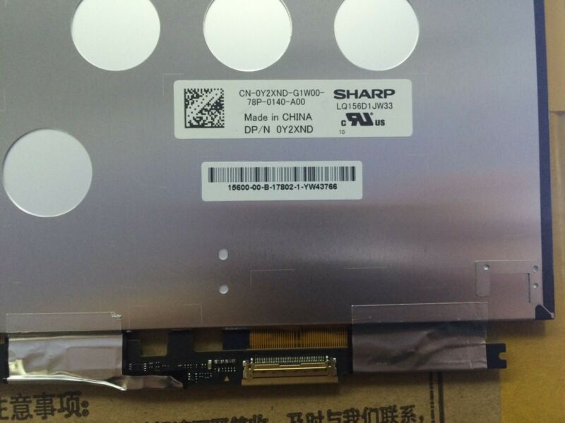 15.6"4K LED LCD Screen Sharp LQ156D1JW33 For Dell DP/N:0Y2XND 3480x2160 NONTOUCH - zum Schließen ins Bild klicken