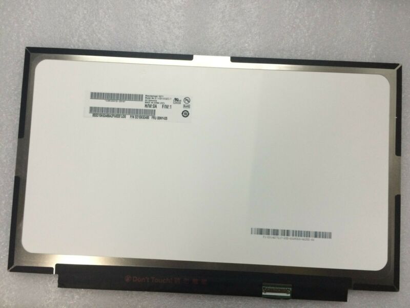 14.0"LED LCD Screen B140HAN03.1 For Lenovo ThinkPad X1 Carbon Gen 5th 1920x1080