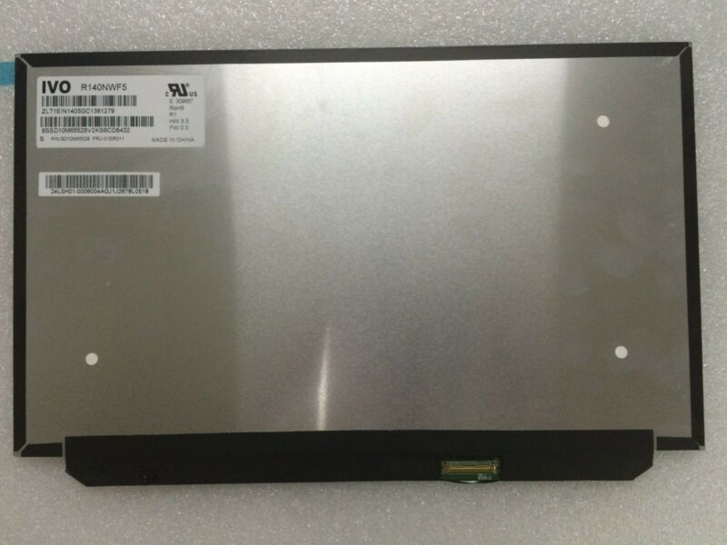 14.0" LED LCD Screen R140NWF5 R1 FRU 01ER011 PN SD10M65528 EDP40PIN IN-touch