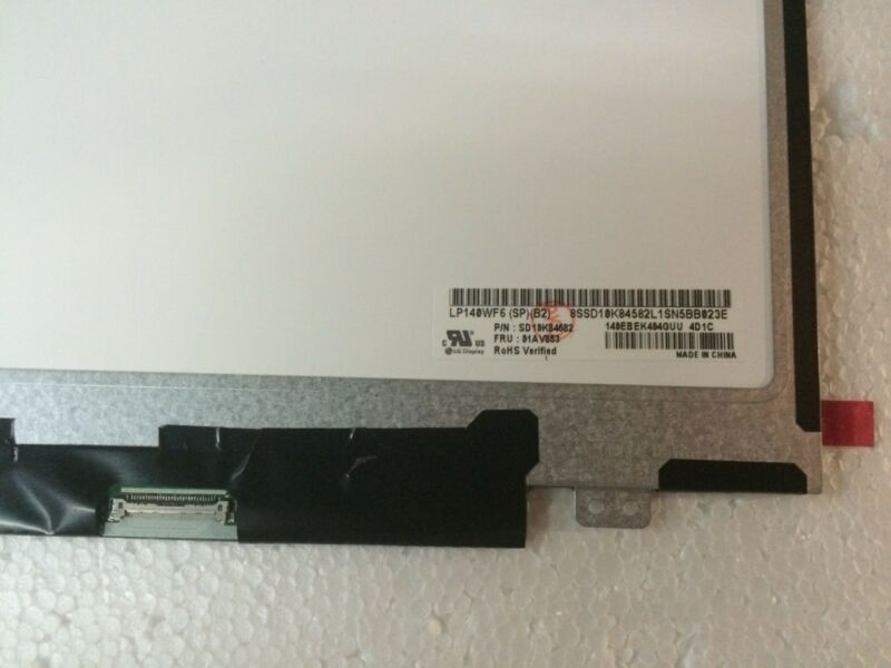 14.0" LCD Screen fit LP140WF6-SPB2 FOR Lenovo ThinkPad T480s edp30pin 1920x1080 - Click Image to Close