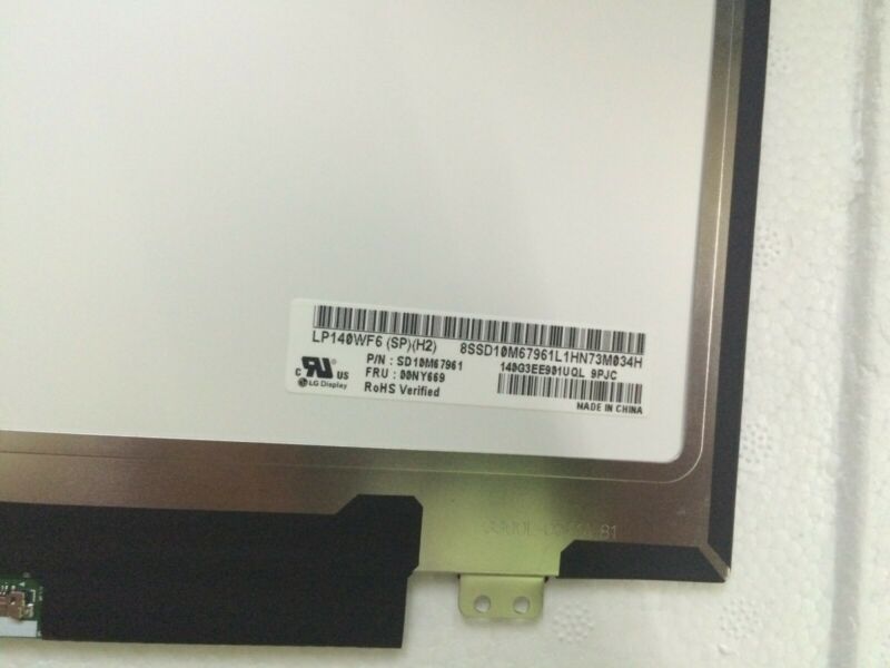 14.0" LCD LED Screen LP140WF6-SPH2 FOR Lenovo 00NY669 edp30pin IPS 72%COLOR FHD - Click Image to Close