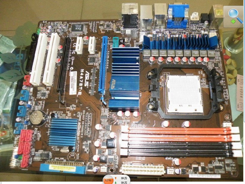 M4A78T-E Motherboard AMD 790GX AM3 ATI Hybrid