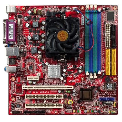 MSI MS-7207 NVIDIA GeForce 6100 Socket 939 mATX Motherboard